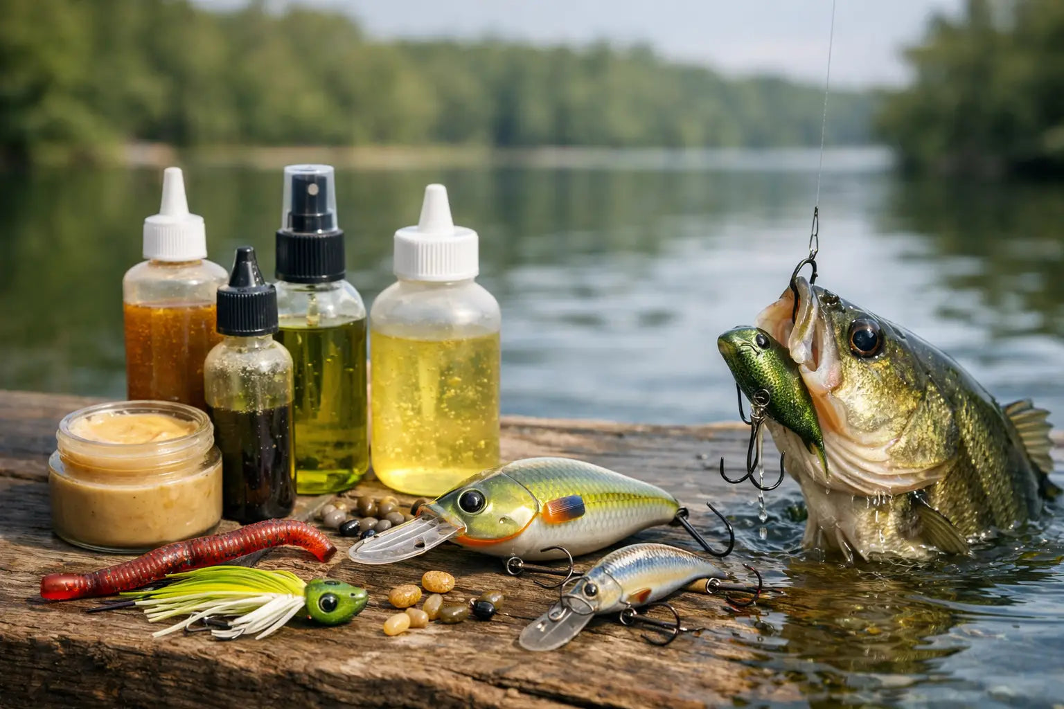 fish oil on fishing lures Live Action Big Joe Motor Fin Rage Tackle Each lure is also infused with TERABITE OTI Mikros-Pop 130 Topwater Lure