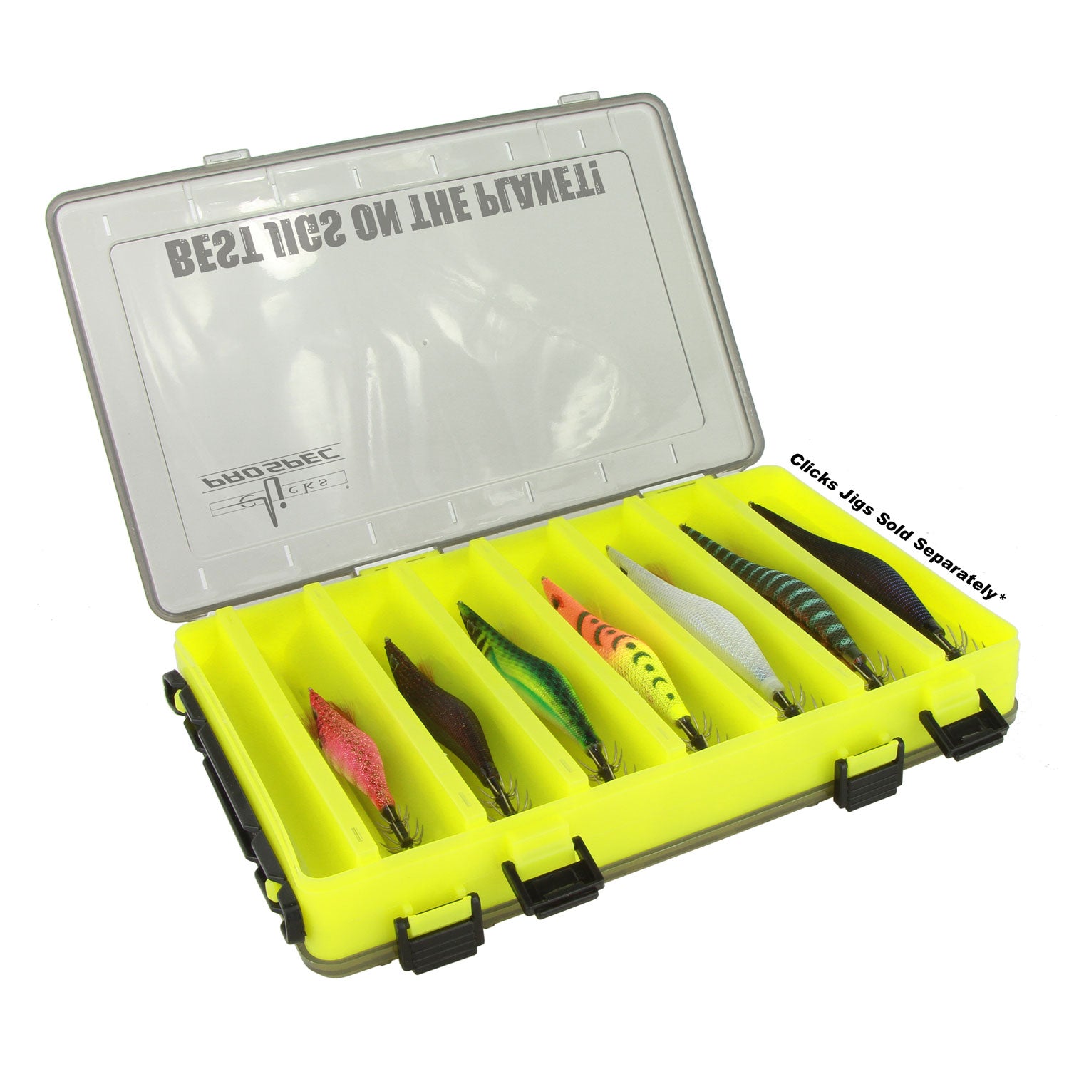 PVC Fishing Jig Lure Case, Tackle Gear Tools Pockets Bags Fishing Tackle  Accessory(Yellow)