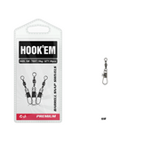 Hookem Barrel Snap Swivels - Choose Size