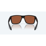 Costa Del Mar Sunglasses Broadbill II Matt Black Green Lens