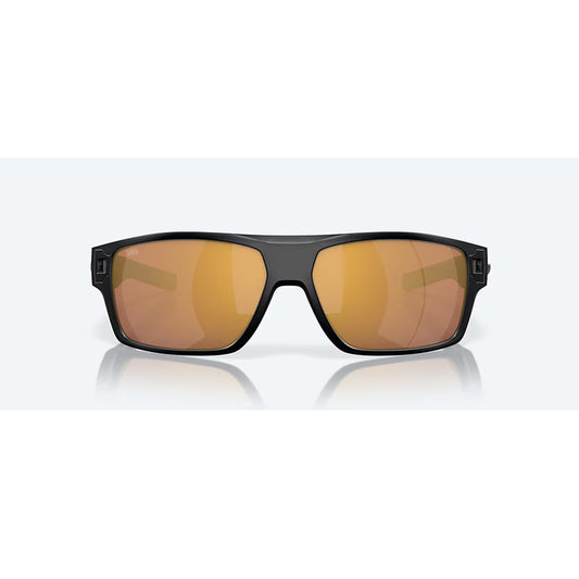 Costa Del Mar Sunglasses Diego Matt Black Gold Mirror Lens