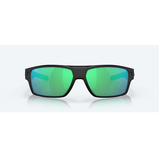 Costa Del Mar Sunglasses Diego Matt Black Green Mirror Lens