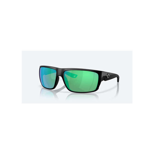 Costa Del Mar Fly Line Sunglasses Matt Black Green Mirror Lens