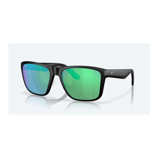 Costa Del Mar Los Alijos Sunglasses Matt Black Green Mirror Lens