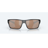 Costa Del Mar Sunglasses Reefton Pro Matt Black Copper Silver Mirror Lens