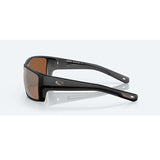 Costa Del Mar Sunglasses Reefton Pro Matt Black Copper Silver Mirror Lens
