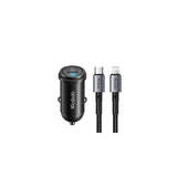 McDodo 30w PD USB-C Car Charger with 1.2m USB-C to Lightning