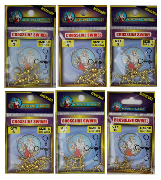 Neptune Crossline Swivels - Choose Size