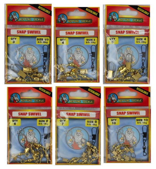 Neptune Snap Swivels - Choose Size