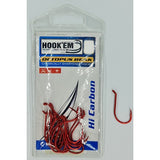 Hookem Octopus Beak Hook Red - Choose Size