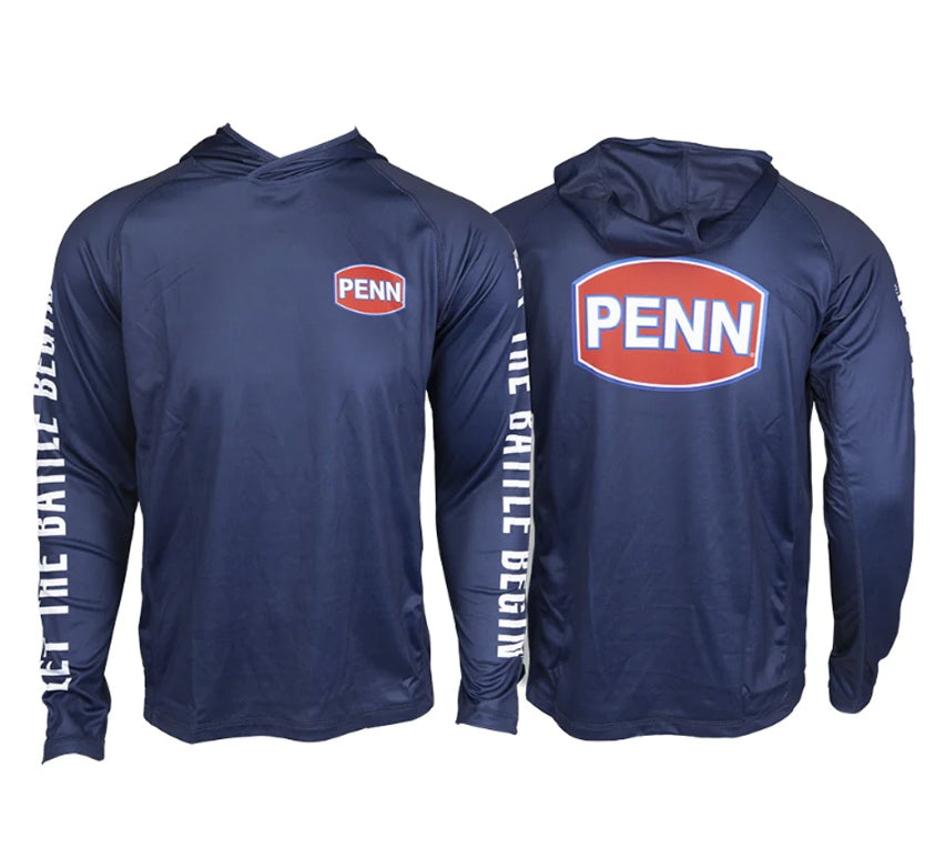 Penn Pro Long Sleeve Hooded Fishing Jersey Shirt – REEL 'N' DEAL
