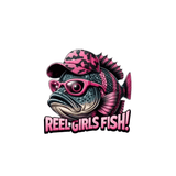 Reel Girls Fish Sticker