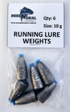 Running Lure Weights