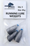 Running Lure Weights