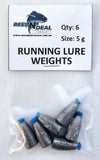 Running Lure Weights