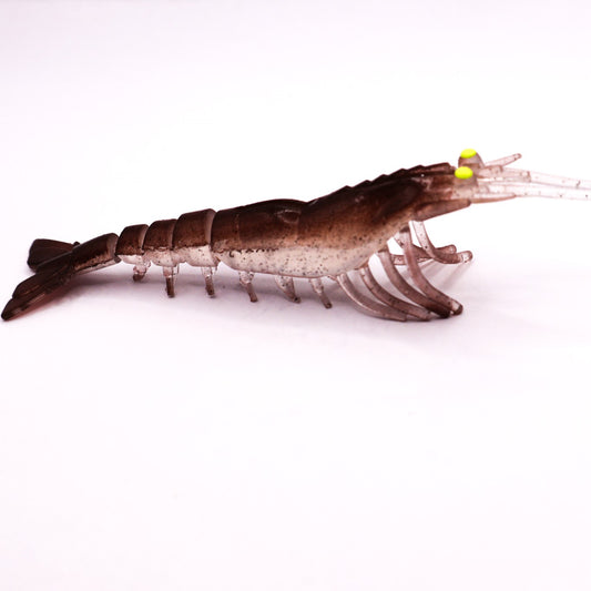 S Tackle Tail Dancer 3D Prawn UV Soft Baits 4.5"