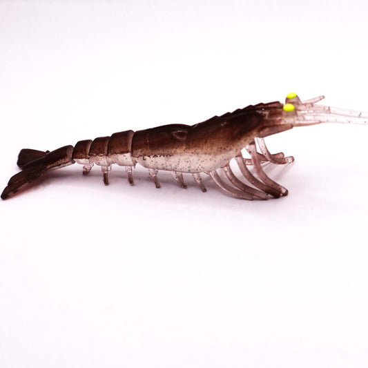 S Tackle Tail Dancer 3D Prawn UV Soft Baits 4.5"