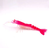 S Tackle Tail Dancer 3D Prawn UV Soft Baits 3"