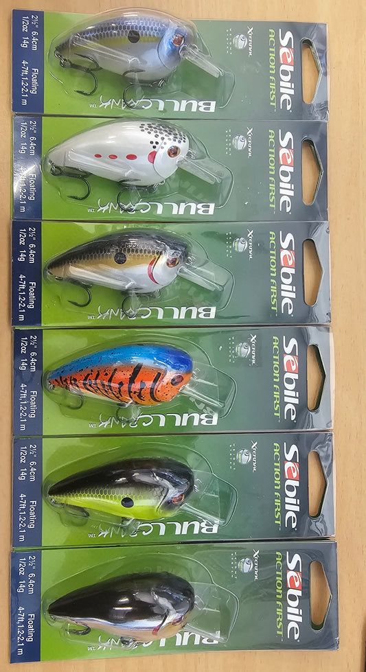 Sebile Bull Crank Shallow Floating Lures 6.4 cm