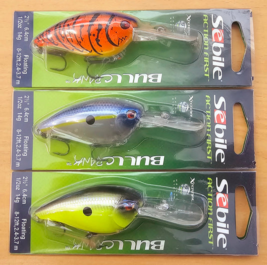 Sebile Bull Crank Floating Lures 6.4 cm