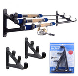 Fishing Rod Horizontal Wall Mount Rack