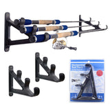 Fishing Rod Horizontal Wall Mount Rack