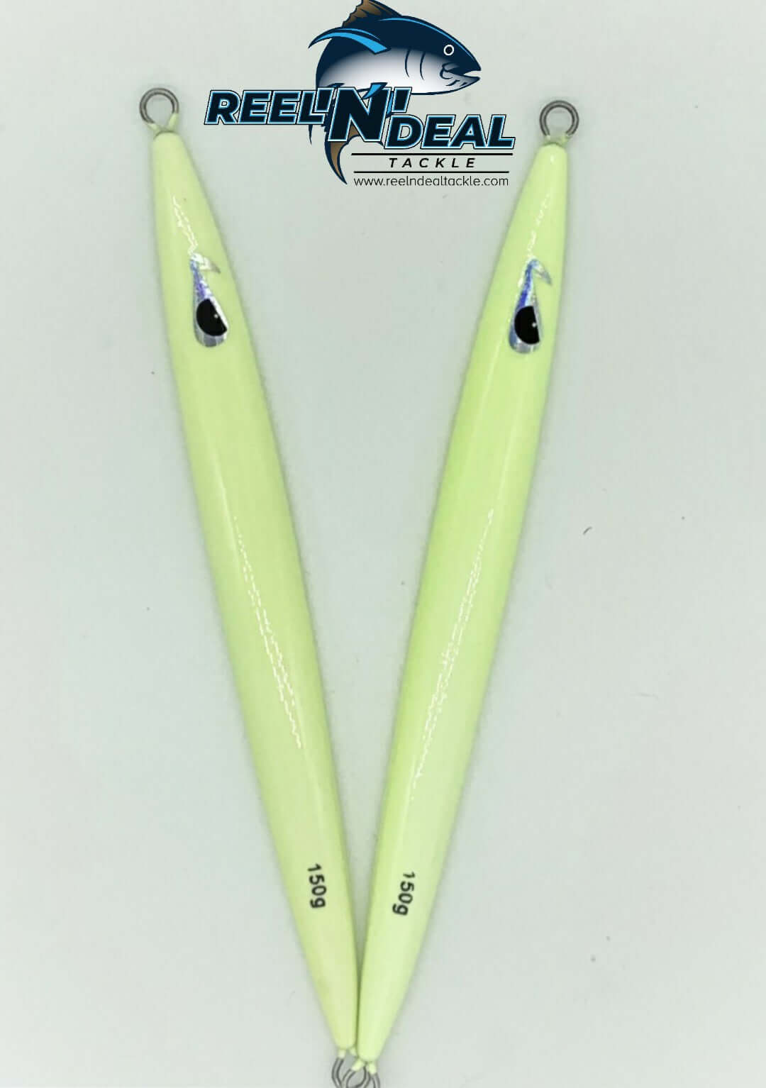 LAZYFISHO HIGH GLOW ABALONE KNIFE JIG 150G - REEL 'N' DEAL TACKLE