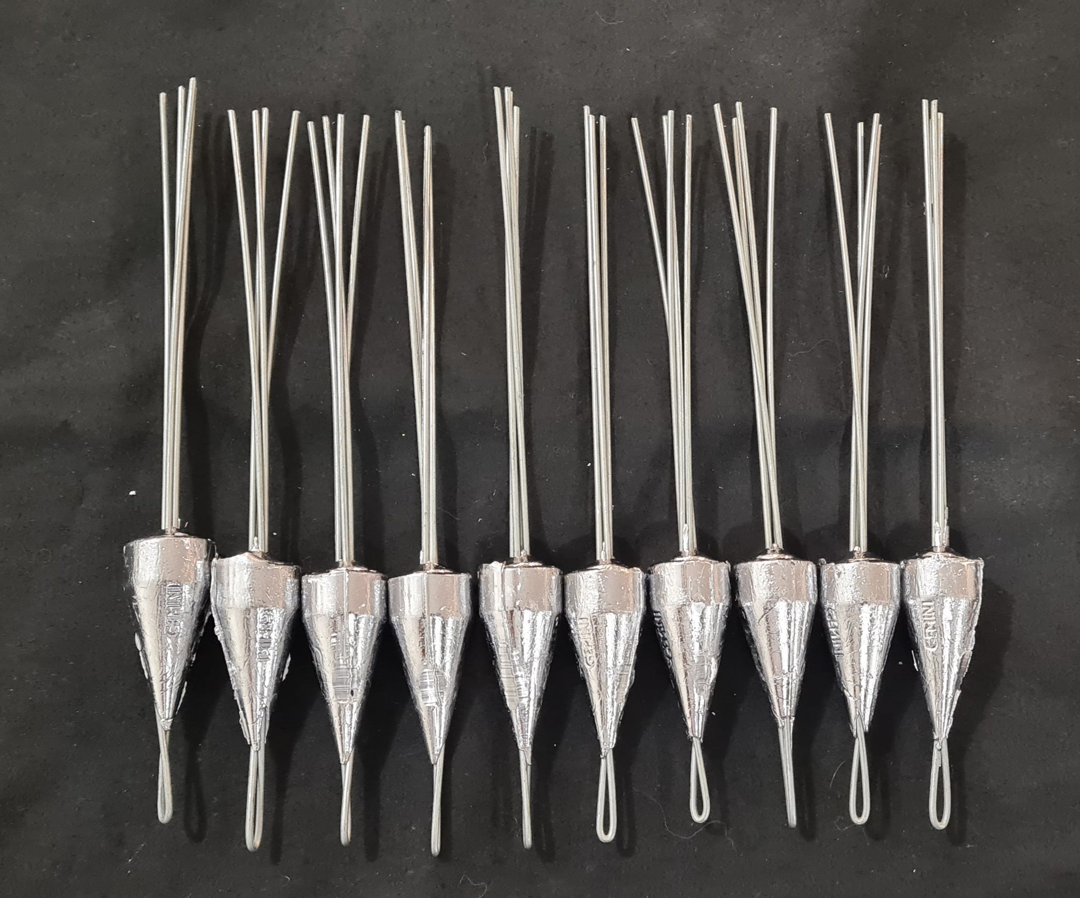 GEMINI LEAD GRAPNEL HIGH TENSILE SIZE 3 - SINKER PACK - REEL 'N' DEAL TACKLE