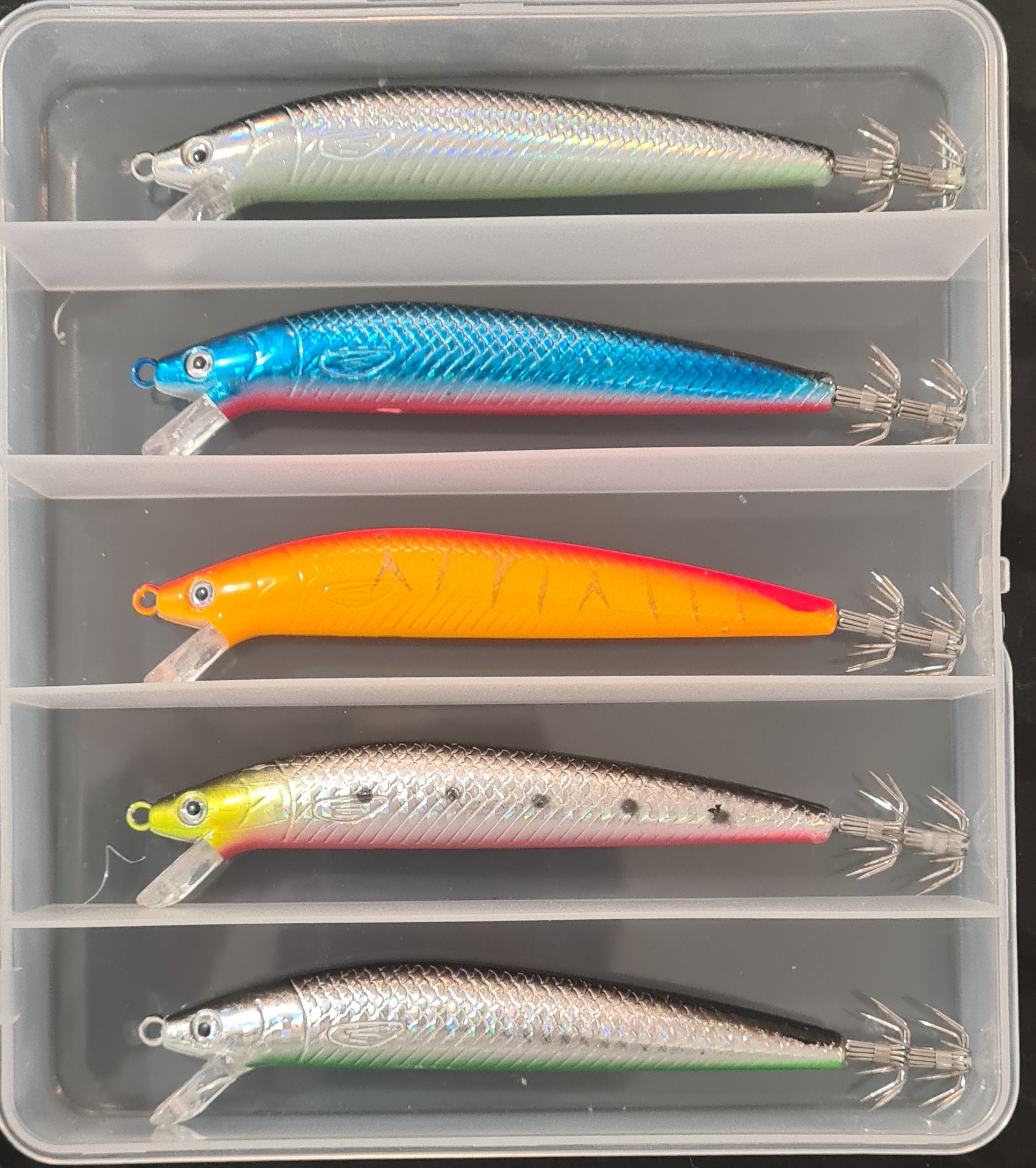 KAMASHAGA BIB TROLL SQUID JIGS - 5 PACK - REEL 'N' DEAL TACKLE