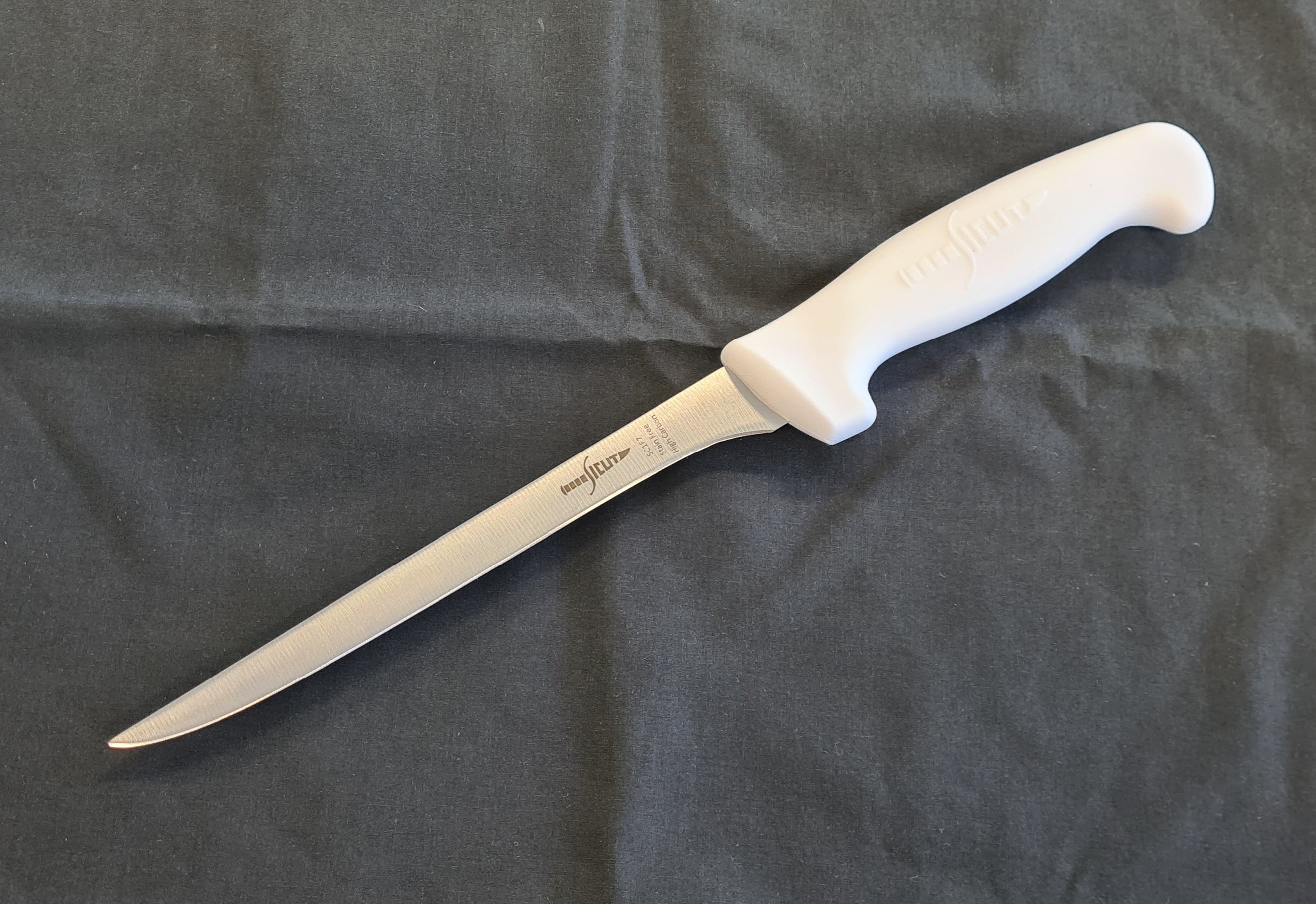 SICUT FISHERMANS KNIFE PACKAGE 4 PIECE WHITE HANDLES - REEL 'N' DEAL TACKLE