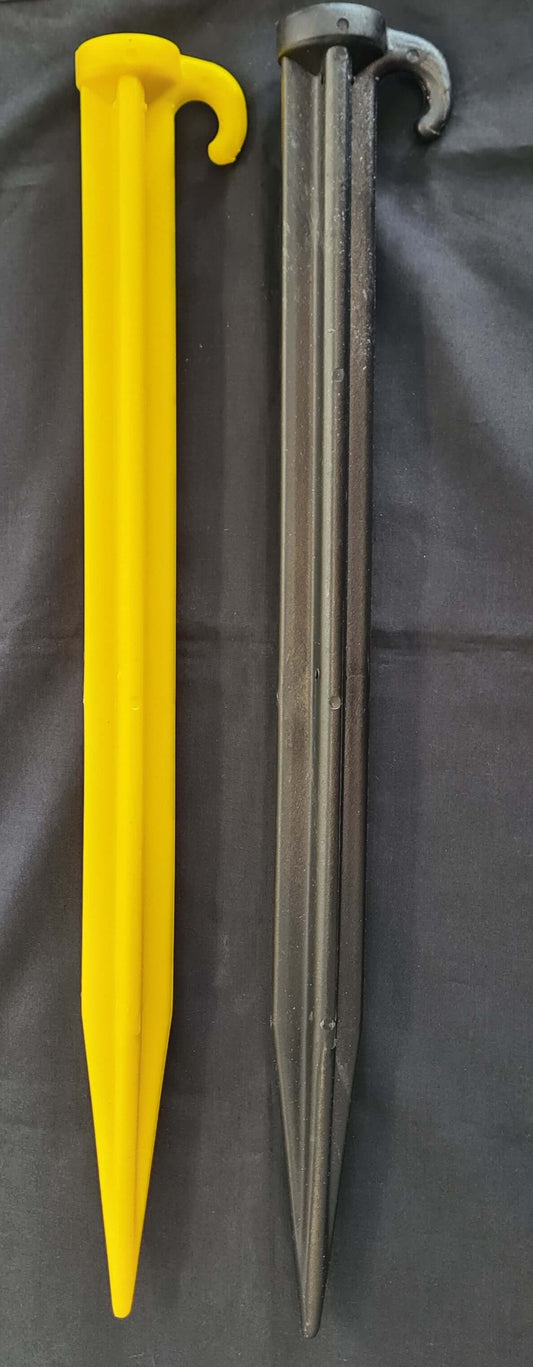 TENT PEGS HEAVY DUTY POLYPROPLENE - REEL 'N' DEAL TACKLE