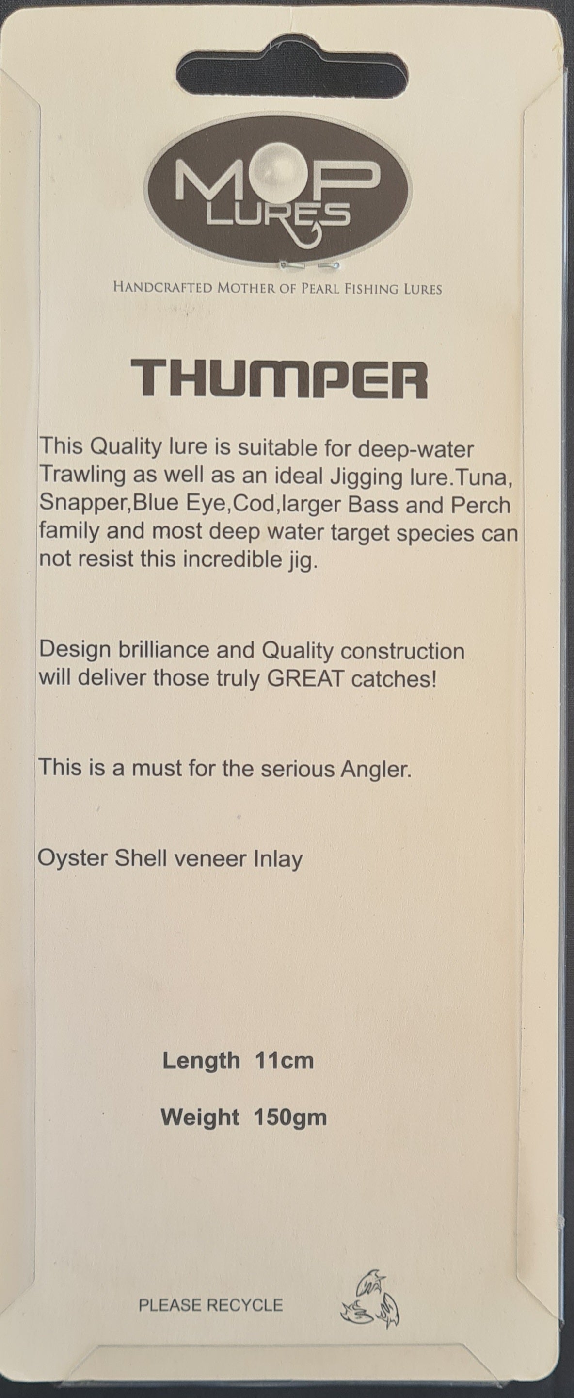 MOPS LURES THUMPER LURE - REEL 'N' DEAL TACKLE