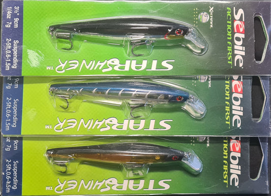 Sebile Star Shiner Jerkbait Minnows 90mm Shallow