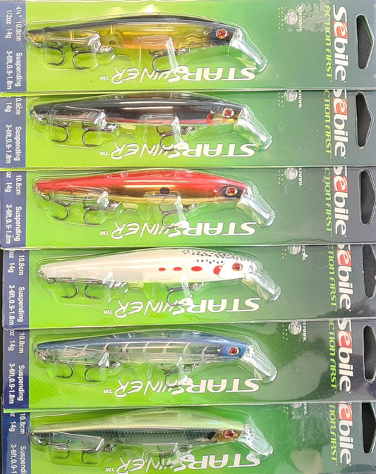 Sebile Star Shiner Jerkbait Minnows 108mm Shallow