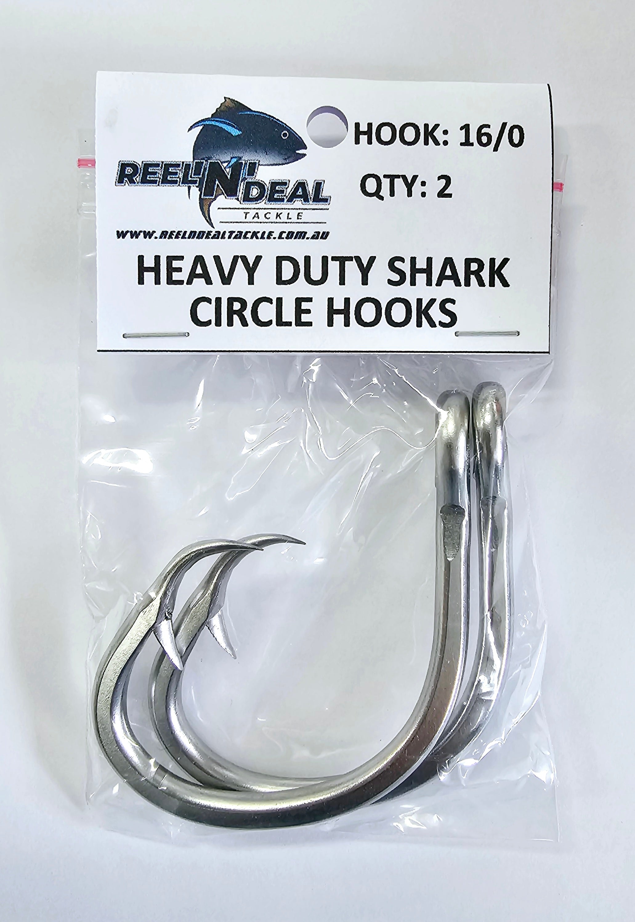 Stainless Steel Heavy Duty Shark Circle Hooks 16/0 – REEL 'N' DEAL