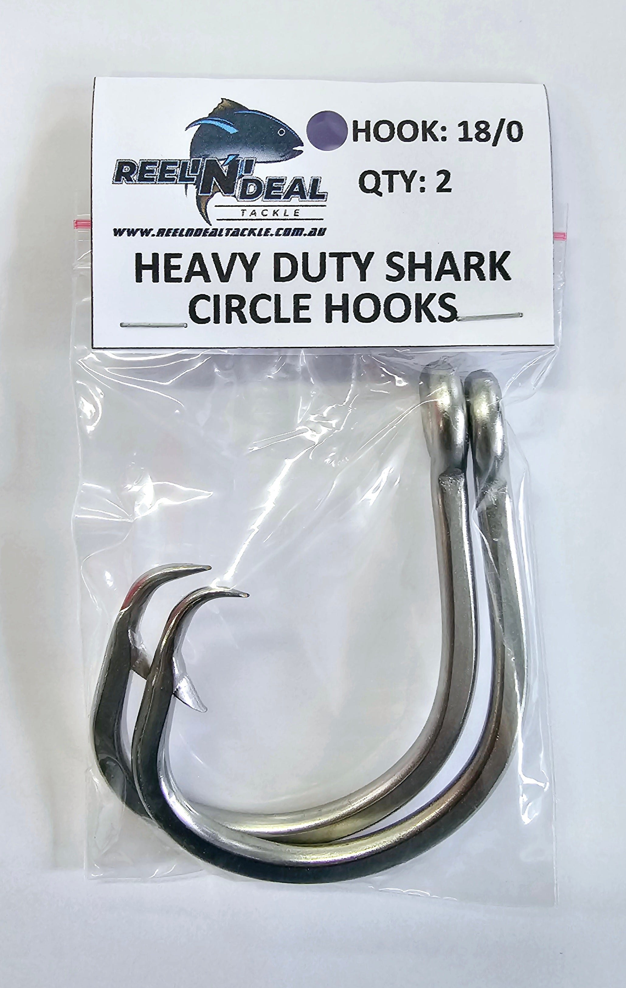 Stainless Steel Heavy Duty Shark Circle Hooks 18/0 – REEL 'N' DEAL TACKLE