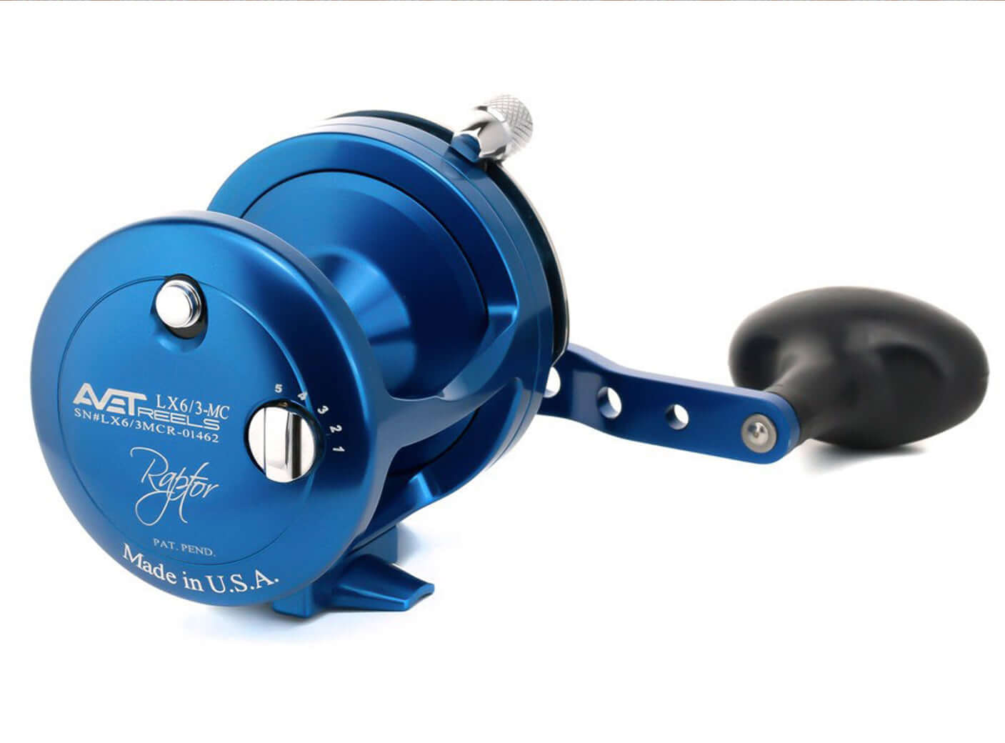 AVET LX 6/3 MC RAPTOR 2-SPEED LEVER DRAG CASTING REEL - REEL 'N' DEAL TACKLE