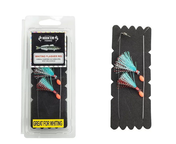 HOOKEM WHITING FLASHER RIG #4 - REEL 'N' DEAL TACKLE