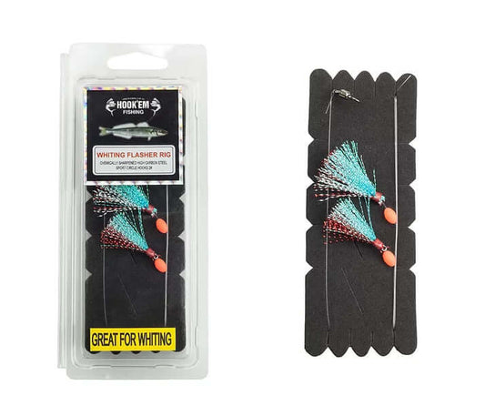 HOOKEM WHITING FLASHER RIG #4 - REEL 'N' DEAL TACKLE