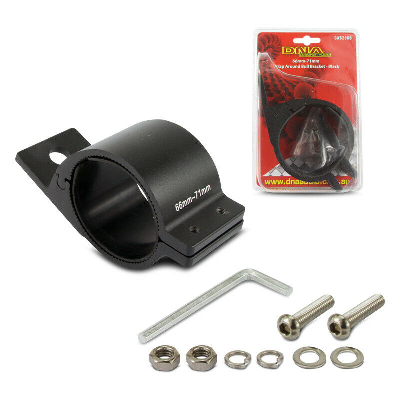 66-71MM BULL BAR BRACKET MOUNTS - BLACK - REEL 'N' DEAL TACKLE