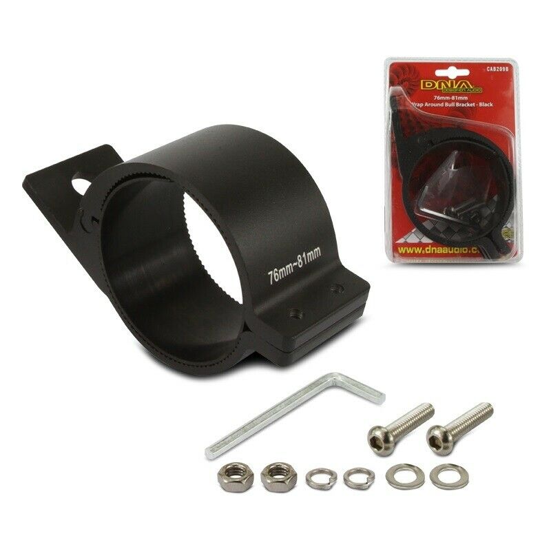 76-81MM BULL BAR BRACKET MOUNTS - BLACK - REEL 'N' DEAL TACKLE