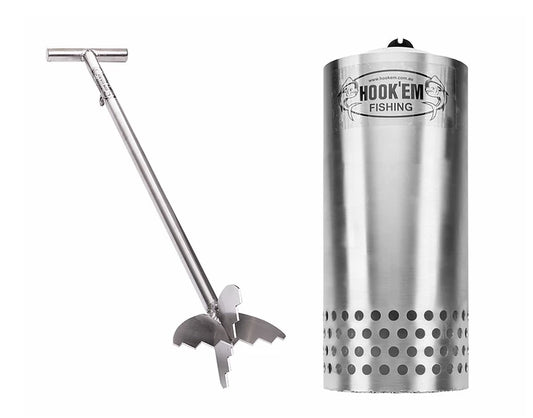 HOOKEM BURLEY BUCKET D STYLE - QUICK RELEASE & MUNCHER COMBO - REEL 'N' DEAL TACKLE