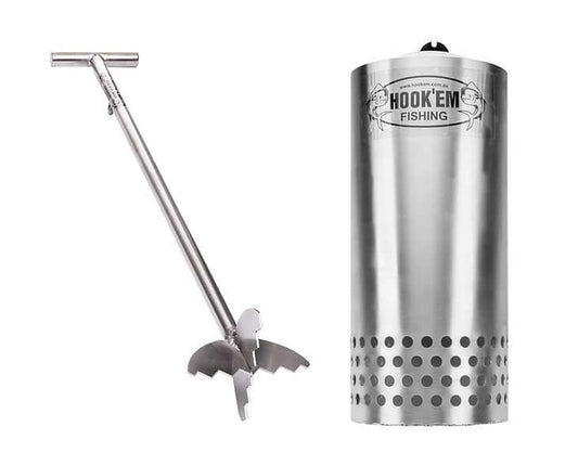 HOOKEM BURLEY BUCKET D STYLE - QUICK RELEASE & MUNCHER COMBO - REEL 'N' DEAL TACKLE