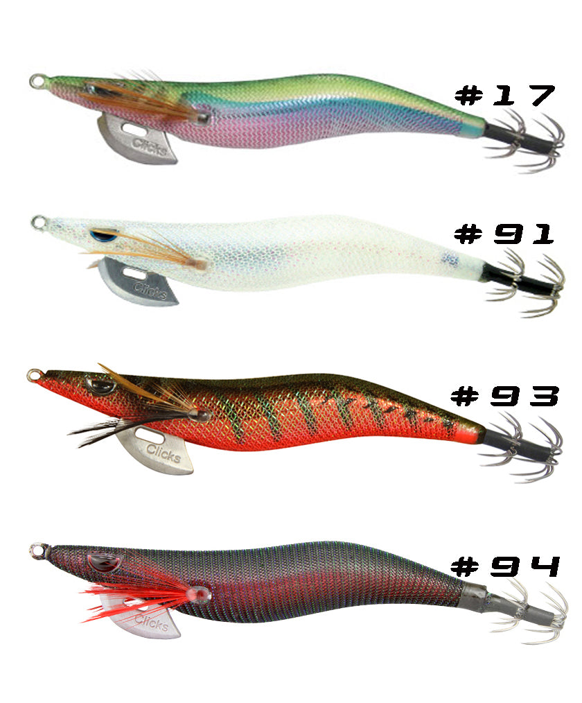 KANJI CLICKS PROSPEC SQUID JIG - SIZE 4.0 - REEL 'N' DEAL TACKLE