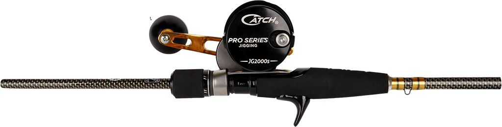 CATCH COMBO PRO SERIES KENSAI 150g 6'3'' 190CM ROD & JGX2000 REEL - REEL 'N' DEAL TACKLE