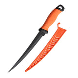 FISHTECK PRO SERIES FILLET KNIFE 23CM WITH SAFETY SHEATH - REEL 'N' DEAL TACKLE