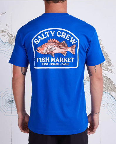 SALTY CREW FISH MARKET PREMIUM TSHIRT - REEL 'N' DEAL TACKLE