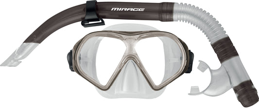 Mirage Freedom Silicone Mask & Snorkel Set - Smoke