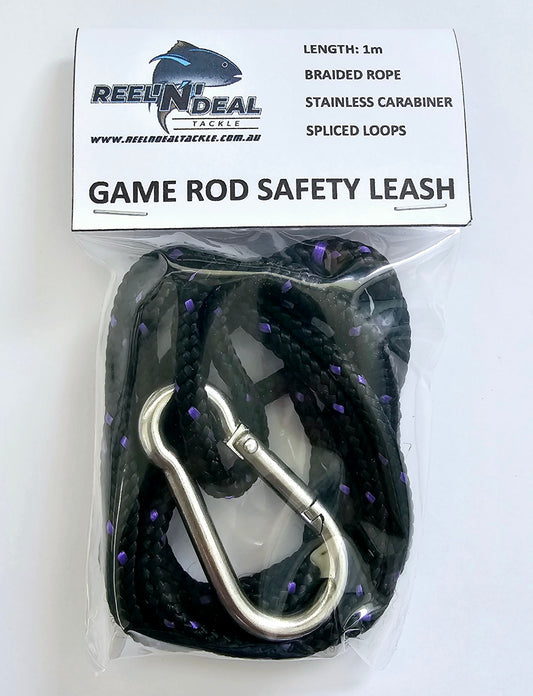 Game Fishing Braided Rope Safety Line Rod Leash 1 m