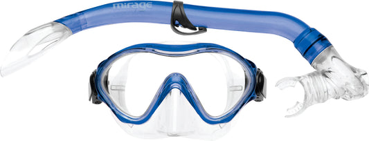Mirage Goby Kids Silitex Mask & Snorkel Set Blue